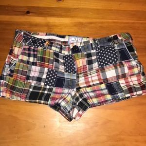American Eagle patch shorts
